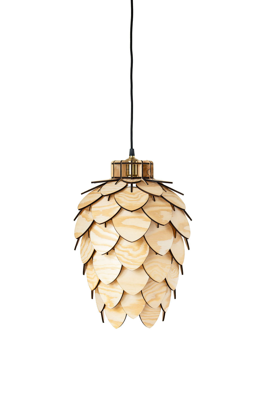 Handgjord trälampa "Trollskog" i valnöt, ek eller furu från Woodlife