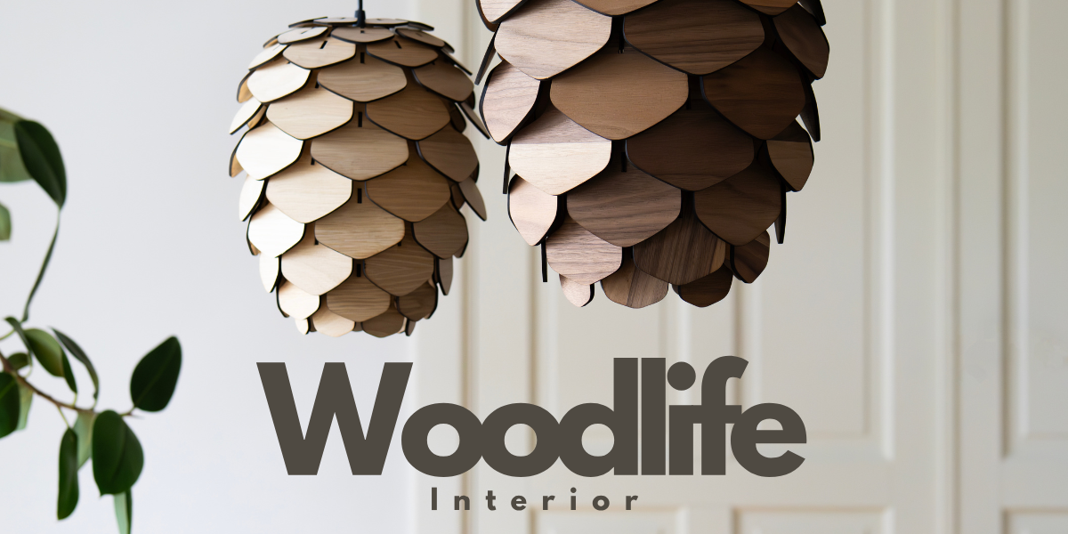 Woodlife handgjorda trälampor i nordisk design med stämningsfullt ljus